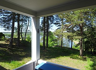 Utsikten från verandan