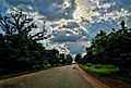 Village Cloudy Skies in Northern Ghana