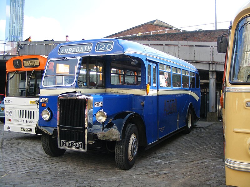 File:W Alexander & Sons bus PA164, 1950 Leyland Tiger PS1 Alexander body CWG 206.jpg