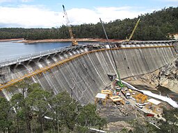 Wellington Resevoir (damm under byggnad oktober 2010).