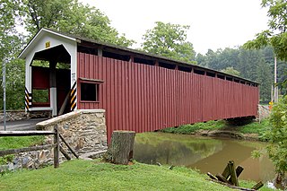 <span class="mw-page-title-main">White Rock Forge Covered Bridge</span> Bridge in Pennsylvania, United States