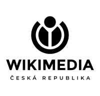 Wikimedia CZ - vertical logo - Czech version.svg