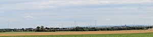 Wind farm Schacht Konrad from the west