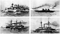 English: SHIPS THE BRITISH, AND THE GERMAN, NAVY MIGHT HAVE HAD! DESIGNS BY THE KAISER AND OTHER NAVAL THEORISTS.