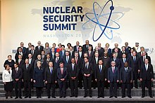 World leaders at the 2016 Nuclear Security Summit in Washington.jpg