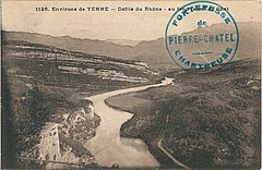 Yenne, défilé du Rhône