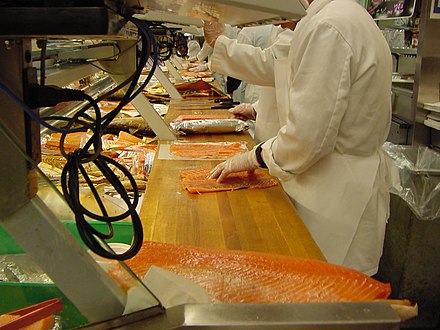 Lox for sale at Zabar's