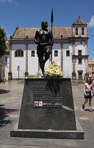 Zumbi dos Palmares statue in Salvador, Brazil