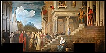 Titian Presentation of the Virgin, 345 x 775 cm.