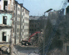 Kompletter Abriss bei Flächensanierung Berlin-Kreuzberg, 1980