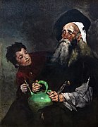 Lazarillo de Tormes et son maître aveugle ( Lazarillo de Tormes and his blind master) by Théodule Ribo - Cleveland Museum of Art