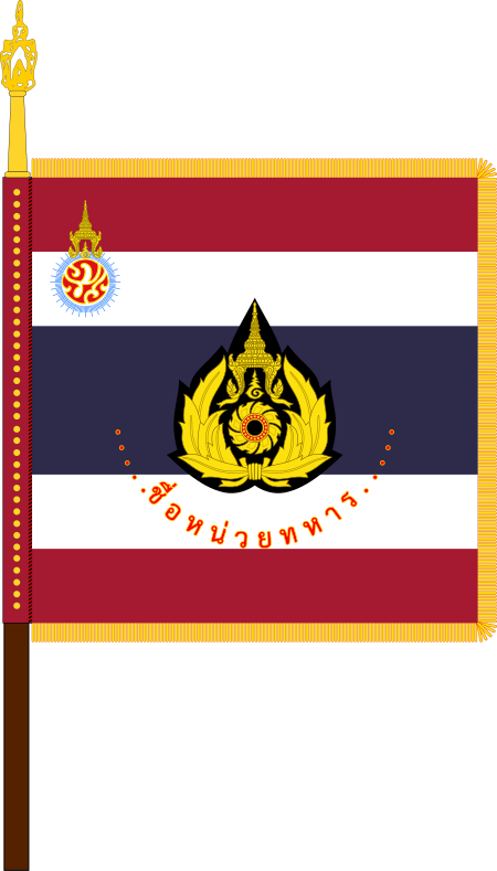 ไฟล์:ธงชัยเฉลิมพลหน่วยทหารบก_(มีคันธง).svg