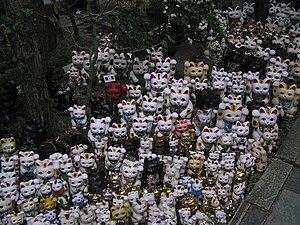 Maneki-Neko: Leyendas sobre el Maneki Neko, Colores y significado, Véase también