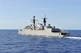 Rademaker, Type 22 frigate, in Operation Tropicalex 2016.