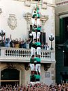 2 de 8 sense folre dels Castellers de Terrassa (1 de novembre de 1999)