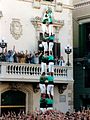 Primer 2 de 8 sense folre carregat pels Castellers de Vilafranca (1999)