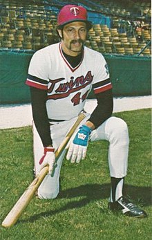 Cartões postais de Minnesota Twins em 1980 Ken Landreaux.jpg