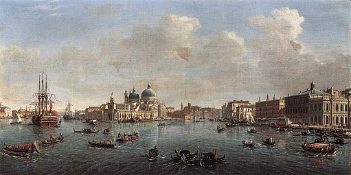 Vue de la lagune de San Marco, Venise 1710