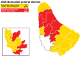 2008 Barbadian general election: winning party by constituency.