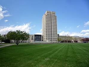 As North Dakota State Capitol