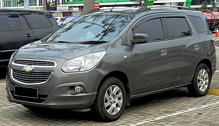 Chevrolet manufactured the Spin MPV in Bekasi, Indonesia between 2013 and 2015.