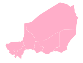 2016 Nigerien presidential election, results by region (second round).svg