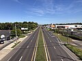 File:2022-10-06 12 12 02 View north along U.S. Route 13 (Bristol Pike) from the overpass for Interstate 95 (Pennsylvania Turnpike Delaware River Extension) in Bristol Township, Bucks County, Pennsylvania.jpg