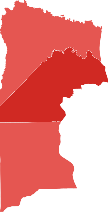 Republican primary county results
Map legend
Bean--70-80%
Bean--60-70% 2022 Florida's 4th Congressional District Republican Primary map by county.svg