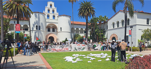 San Diego State University's Hepner Hall on April 30, 2024