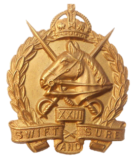 23rd Light Horse Regiment Australian Army mounted regiment