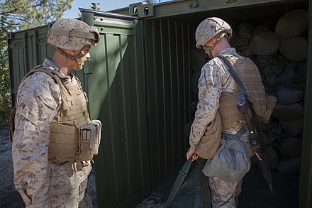 Marines provide logistical support