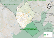 Site Natura 2000 sur le territoire communal.