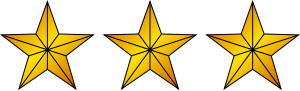 Fayl:3 Gold Stars.svg üçün miniatür