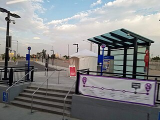 <span class="mw-page-title-main">48th & Brighton/National Western Center station</span> Commuter rail station in Denver, Colorado