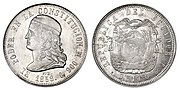 Miniatura para 5 francos de 1858