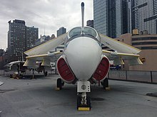An A-6F Intruder prototype on display at the Intrepid Sea-Air-Space Museum, New York City