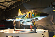 AJS 37 Viggen on display at the Swedish Air Force Museum, Linkoping AJ37 Viggen Aircraft.jpg