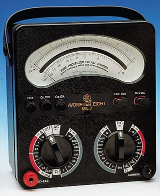 <span class="mw-page-title-main">Avometer</span> Line of multimeters