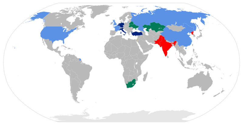 File:A map of states possessing nuclear weapons.png