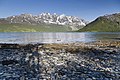 A view over Sørfjorden, Ullsfjorden towards Lakselvtindane, 2012 June.jpg