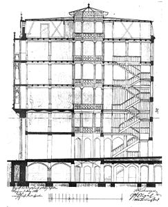 Heinrich Lomer: Firmengeschichte, Das Pelzkontorhaus, genannt die „Pelzkirche“, Werke