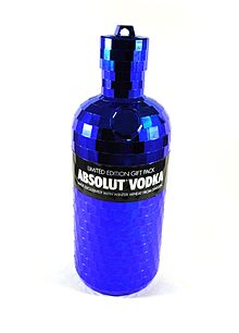 Premium brands rarely discount due to the potential to tarnish the brand. Instead they offer gift packs to provide customers with value Absolut Vodka DSC 4631.jpg