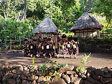 The Takpala community performs a lego-lego dance for tourists. Abui Lego-lego.jpg