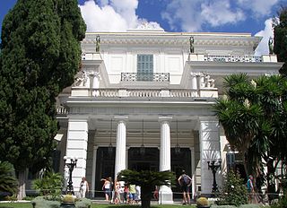 Achilleion (Corfu) Palace in Greece