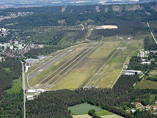 <span class="mw-page-title-main">Oerlinghausen Airfield</span> Gliding airfield in Oerlinghausen, North Rhine-Westphalia, Germany