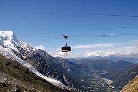 Téléphérique de l'Aiguille du Midi, Chamonix, France