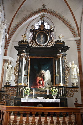 Altarpiece in Sct. Hans Kirke, Odense, Denmark.JPG