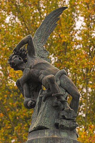 <i>Fuente del Ángel Caído</i> Fountain in Madrid