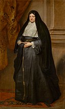Anthony van Dyck - Isabella Clara Eugenia as nun, Liechtenstein.jpg