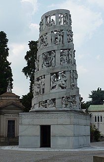 Tomb of Antonio Bernocchi, Cimitero Monumentale di Milano